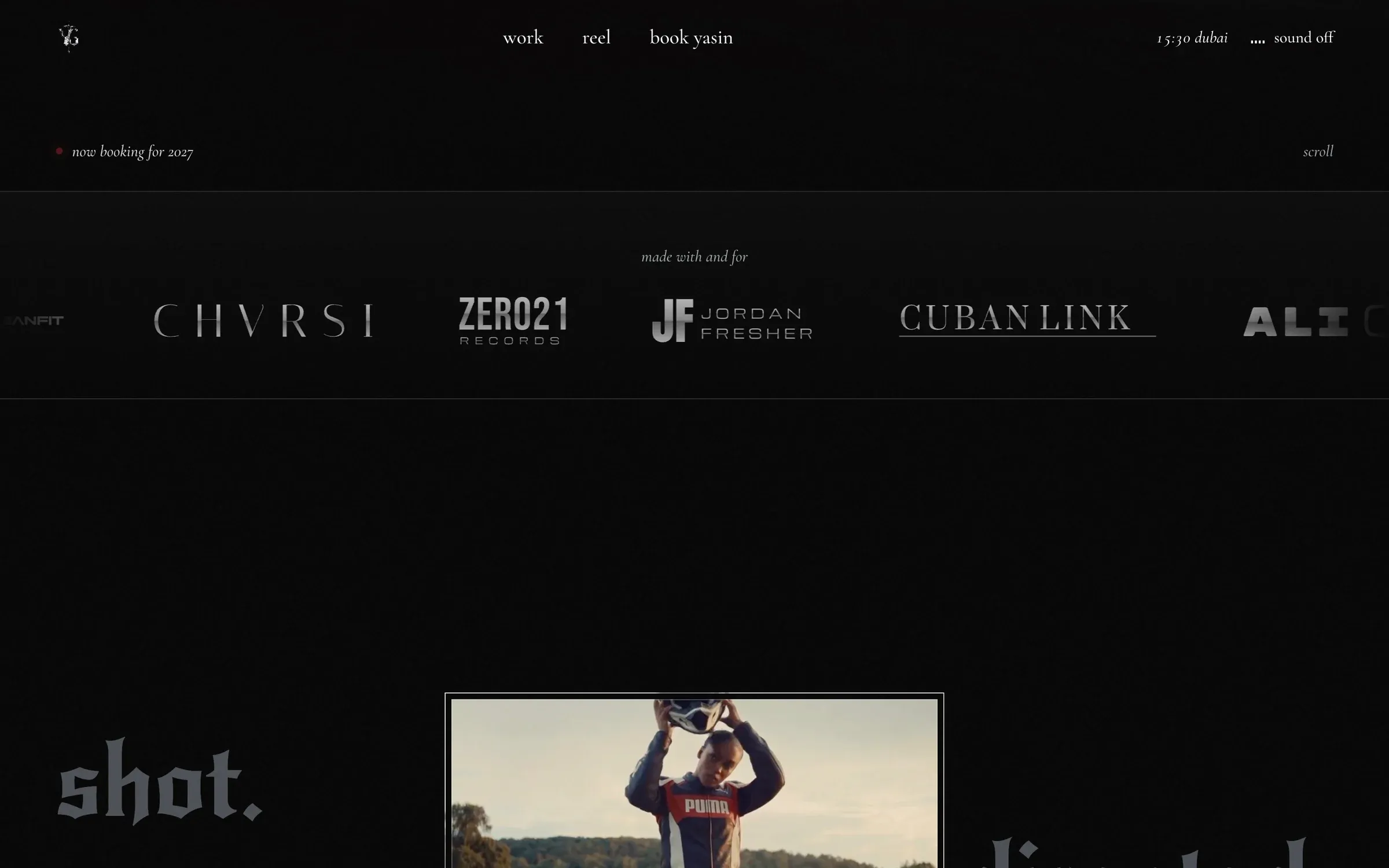 The partner band: marks of the artists and brands he has made work with