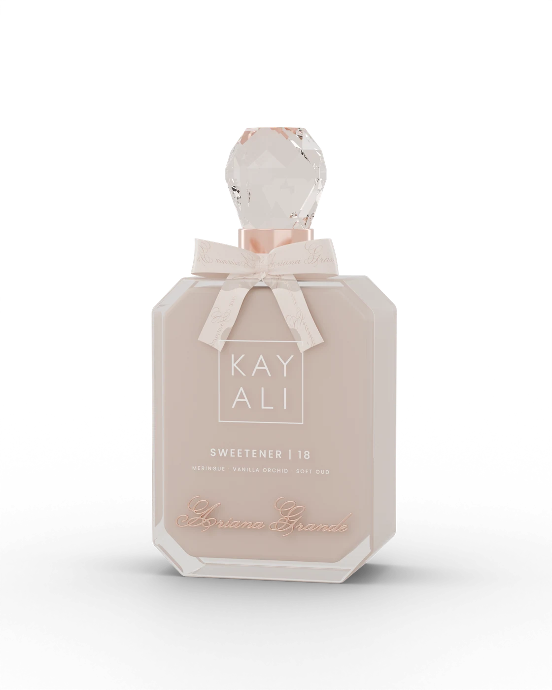 SWEETENER | 18 eau de parfum: champagne flacon, crystal stopper, satin bow