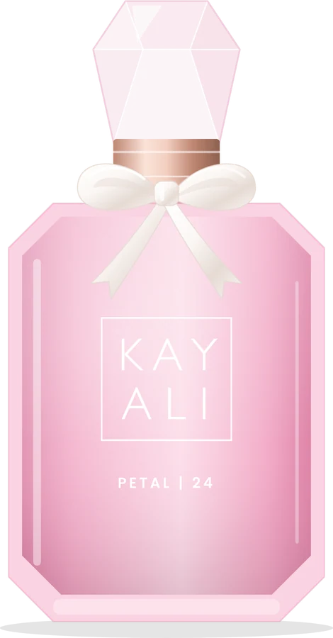 Flat illustration: Petal eau de parfum