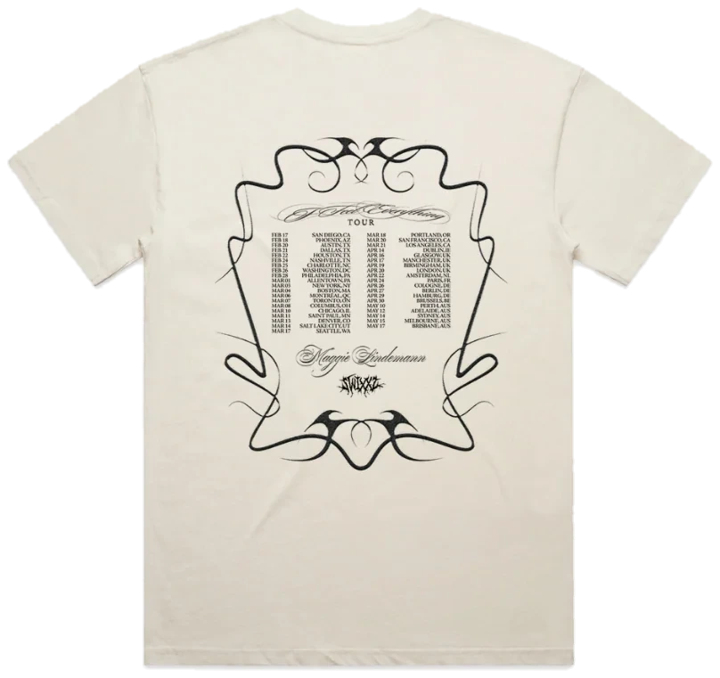 The natural tee, back
