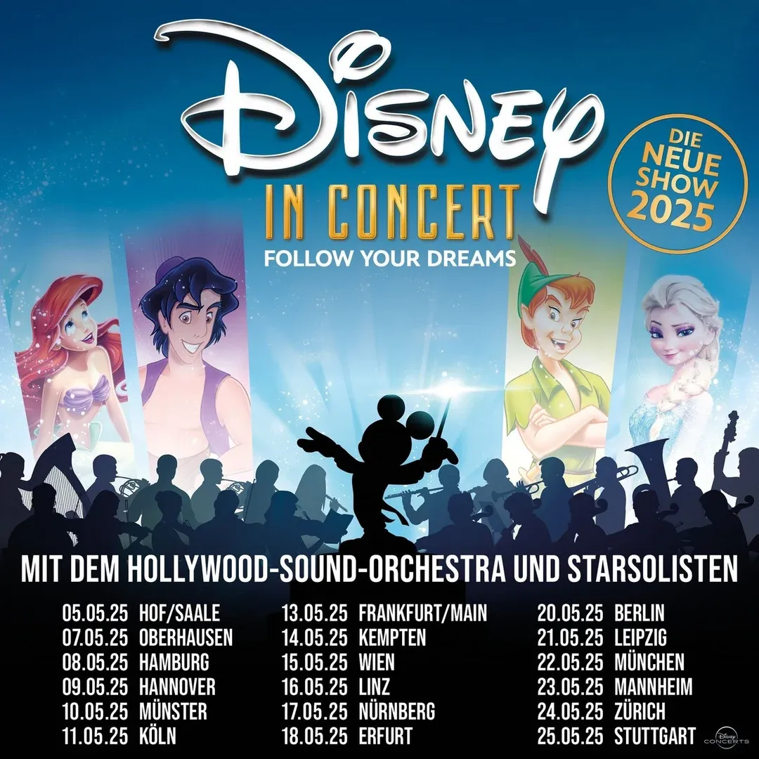 Disney in Concert — the tour dates