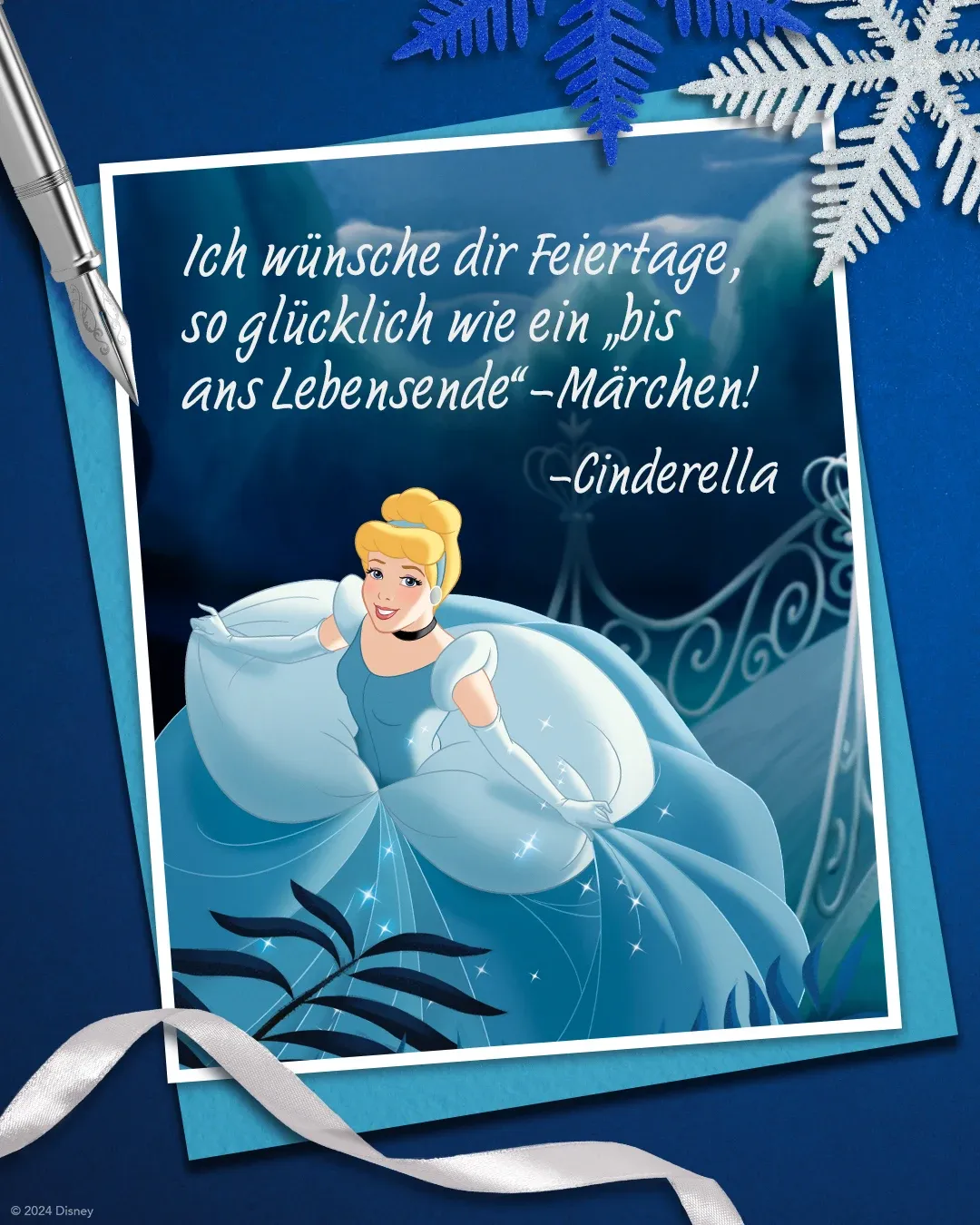 Holiday card from Cinderella