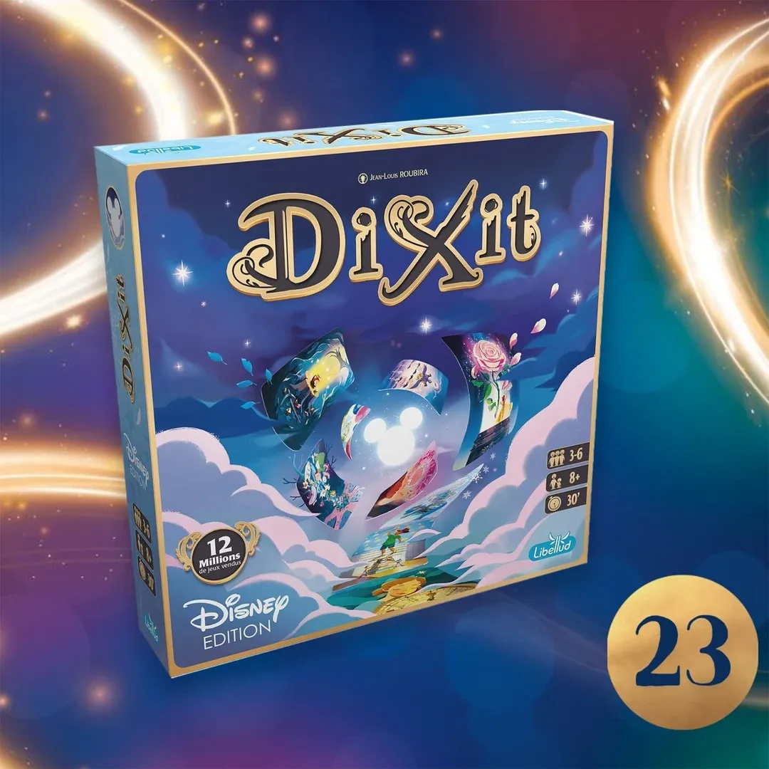 Advent calendar door 23, slide 5: a Disney family game