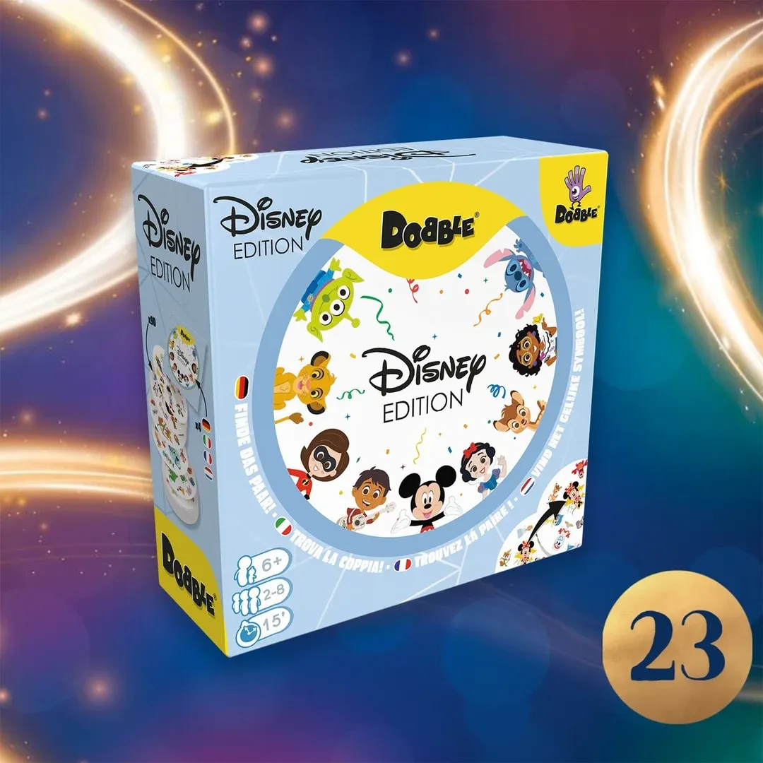 Advent calendar door 23, slide 6: a Disney family game