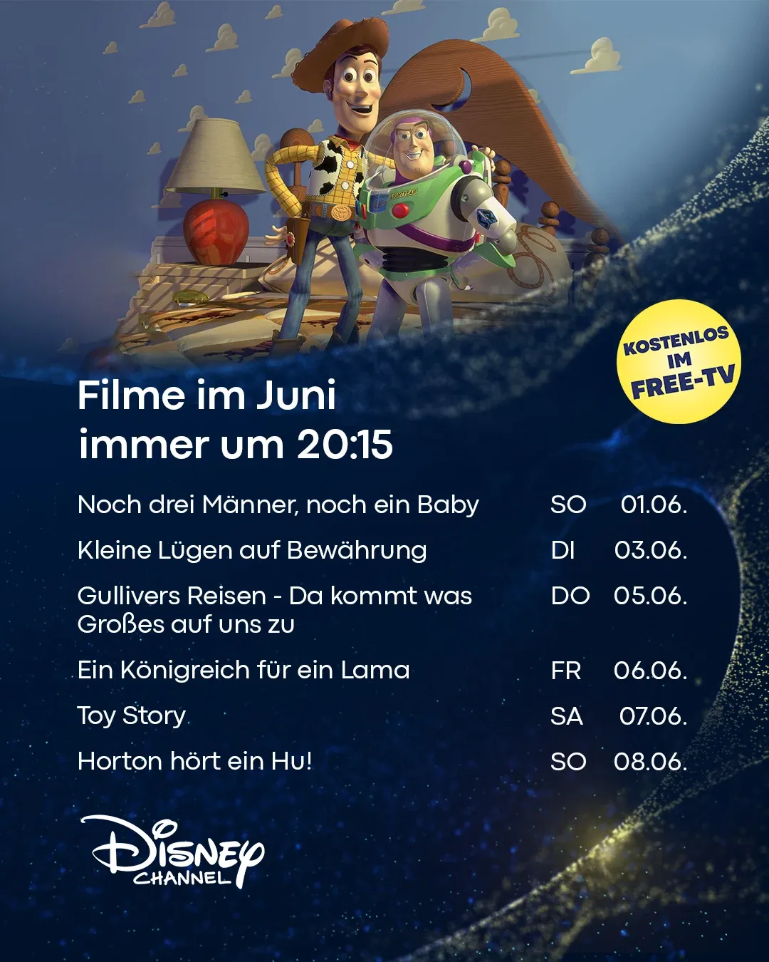 Disney Channel films in June, week 1