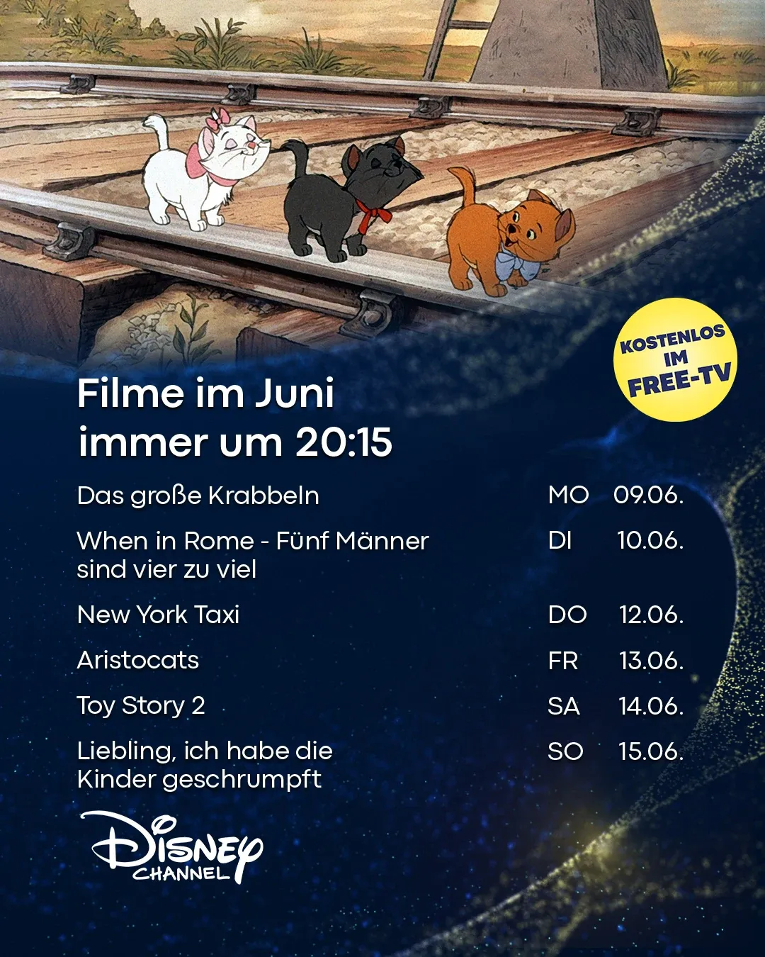 Disney Channel films in June, week 2