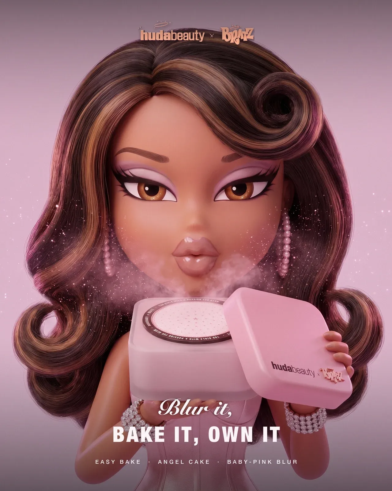 Carousel slide 5: “Blur it, bake it, own it.”