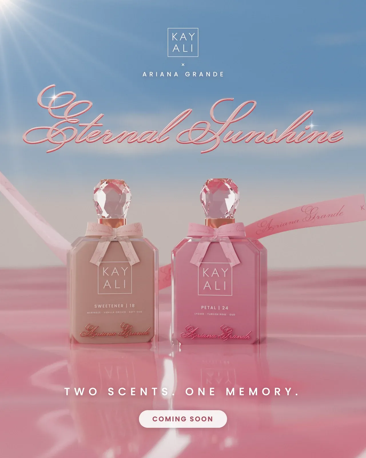 Launch post: “Two scents. One memory.”, coming soon
