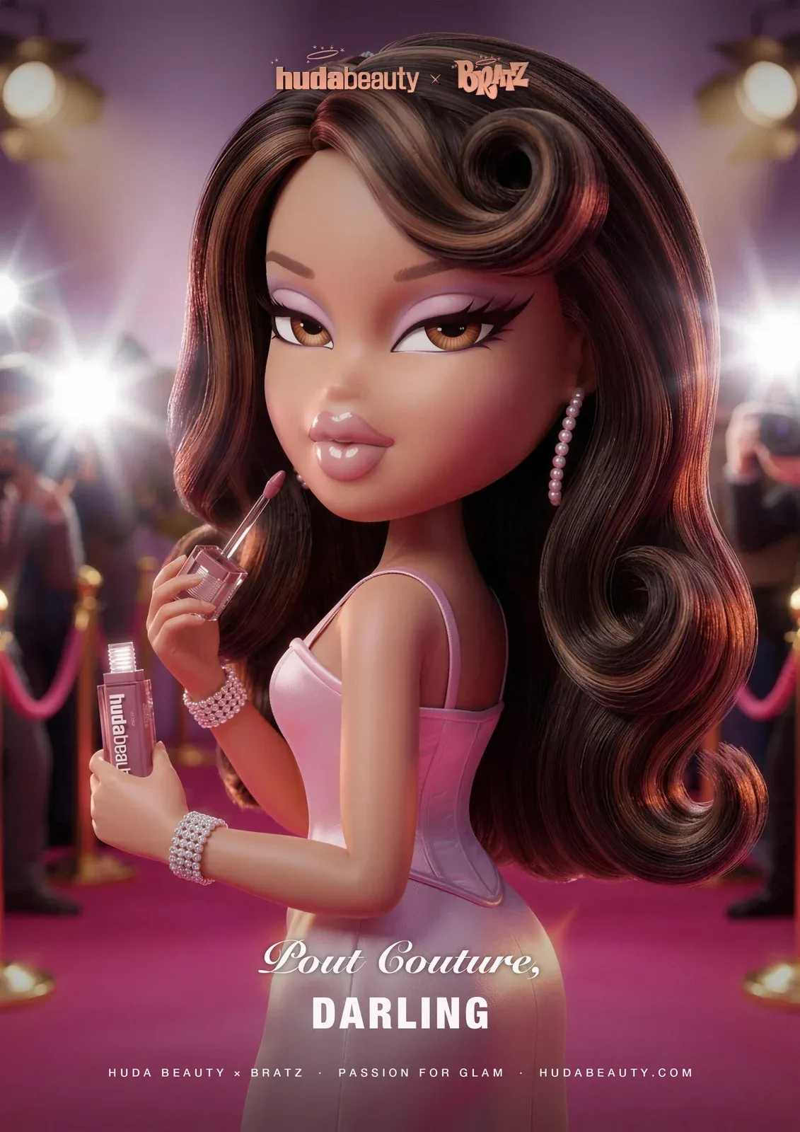 Magazine page: “Pout Couture, darling.”