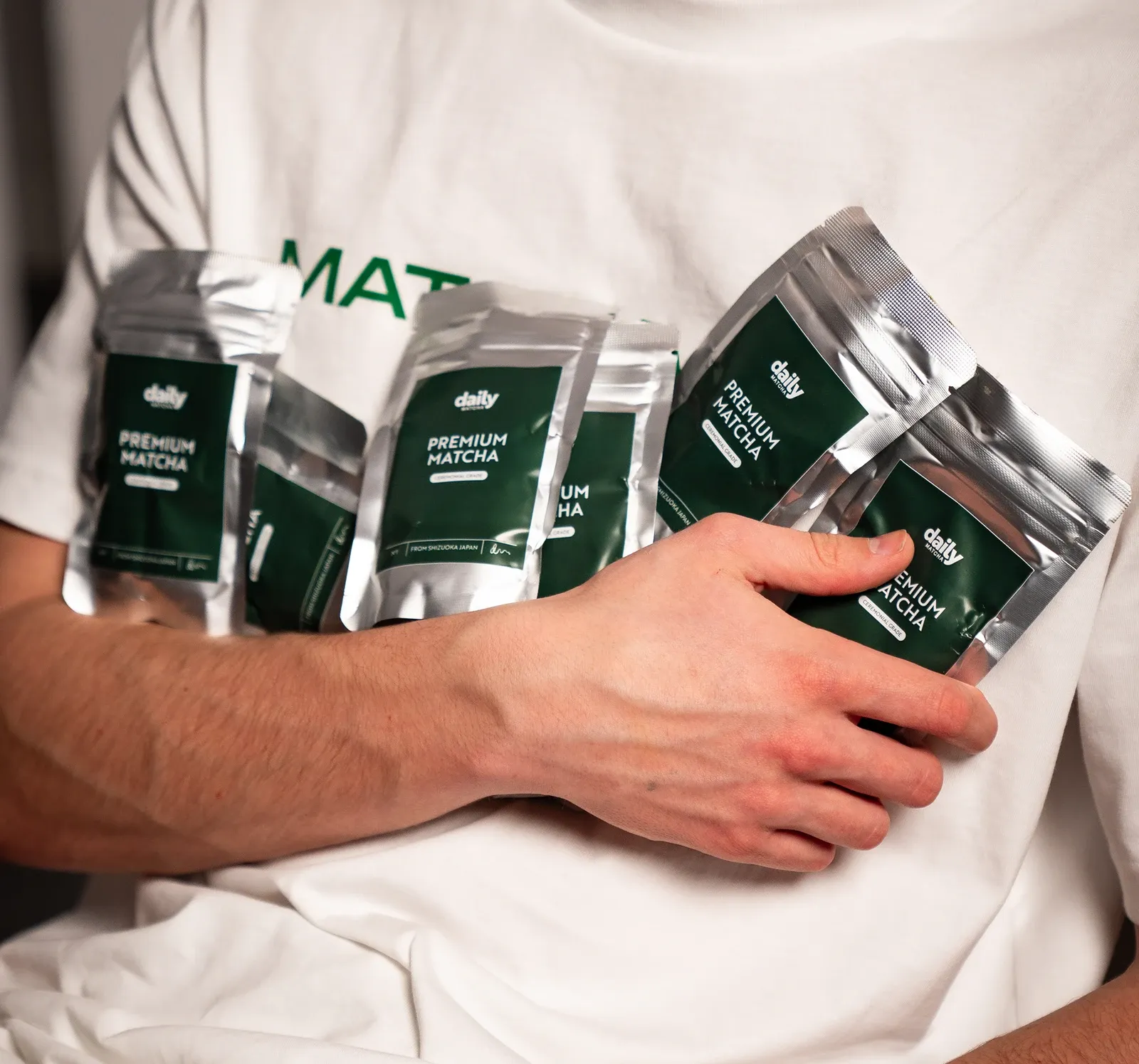 The Daily Matcha sachet bag