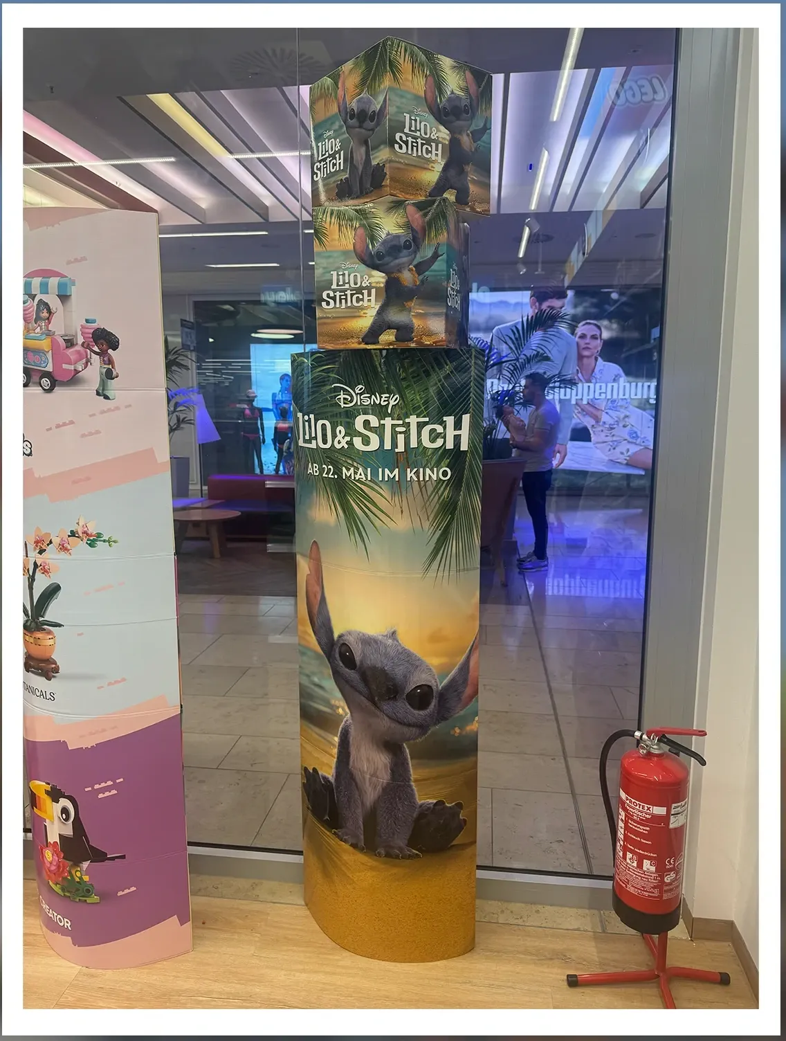 Lilo & Stitch retail display photographed in store