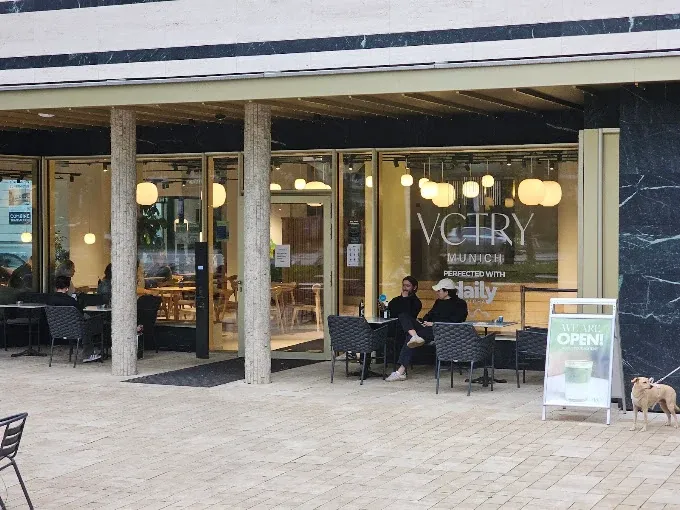 A collaboration storefront carrying the Daily Matcha mark