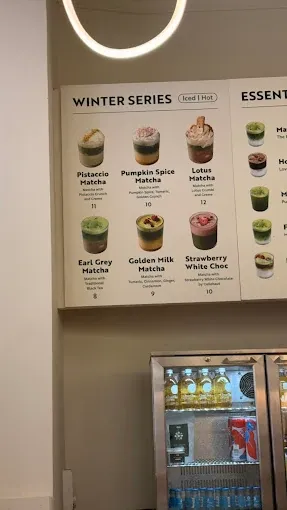The winter series menu