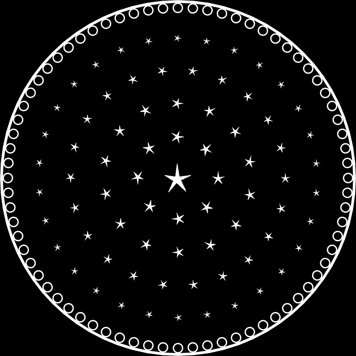 Print artwork: the star-lace sifter