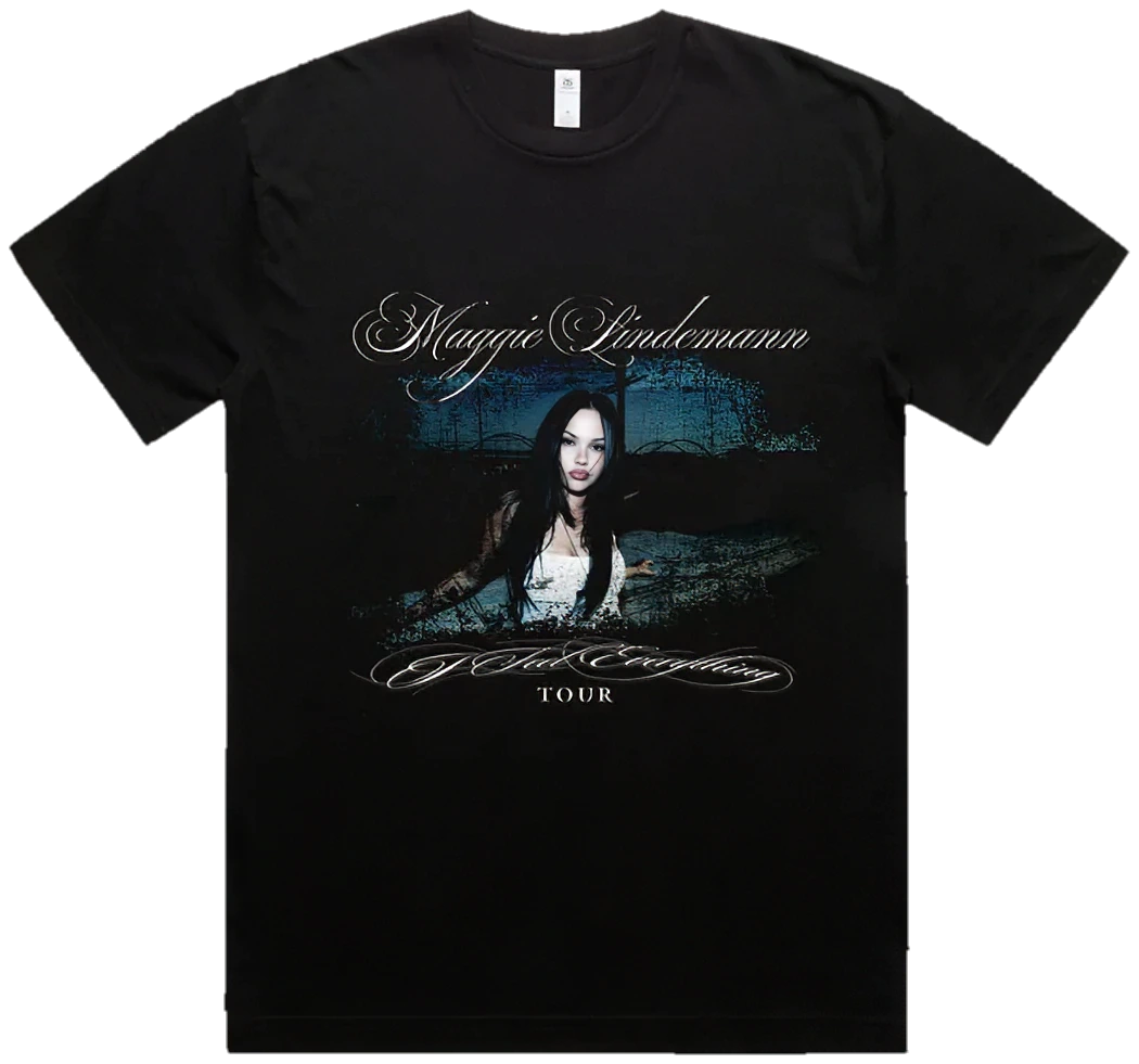 The black tee, front