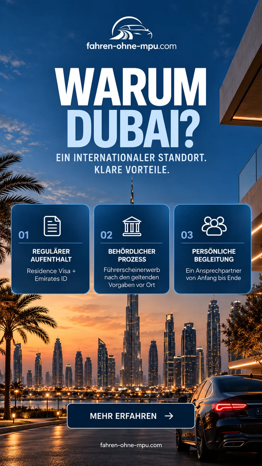 Story: “Warum Dubai?”