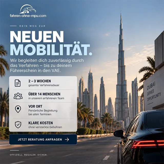 Wave two: “Dein Weg zur neuen Mobilität”, four facts in a card